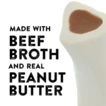 Dentley's® Medium Filled Femur Bone Dog Chew - Peanut Butter - Image 4