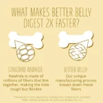 Better Belly Originals Rawhide Small Dog Treats - Real Beef Sirloin 10.5 oz - Image 8
