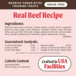 Merrick® Power Bites® Adult Dog Treats - Texas Beef, Soft & Chewy, Real Meat, Grain Free - Image 7