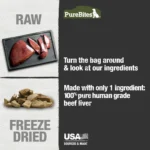 Purebites® Freeze Dried Dog Treat - Beef - Image 3