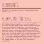 Better Belly Proteins Rawhide Small Dog Treats - Real Lamb - Image 4