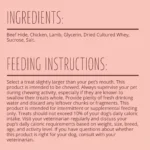 Better Belly Proteins Rawhide Large Dog Treats - Real Lamb - Image 4