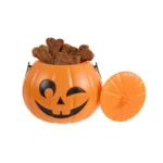 Thrills and Chills Pumpkin Pail Meaty Dog Treats 3.5 OZ - Image 2