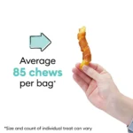 Wiggles & Wags Chicken & Sweet Potato Twists Dog Treats - Image 3