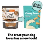 Wiggles & Wags Peanut Butter Chewy Bones Dog Treats 6 OZ - Image 2