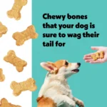 Wiggles & Wags Peanut Butter Chewy Bones Dog Treats 6 OZ - Image 5