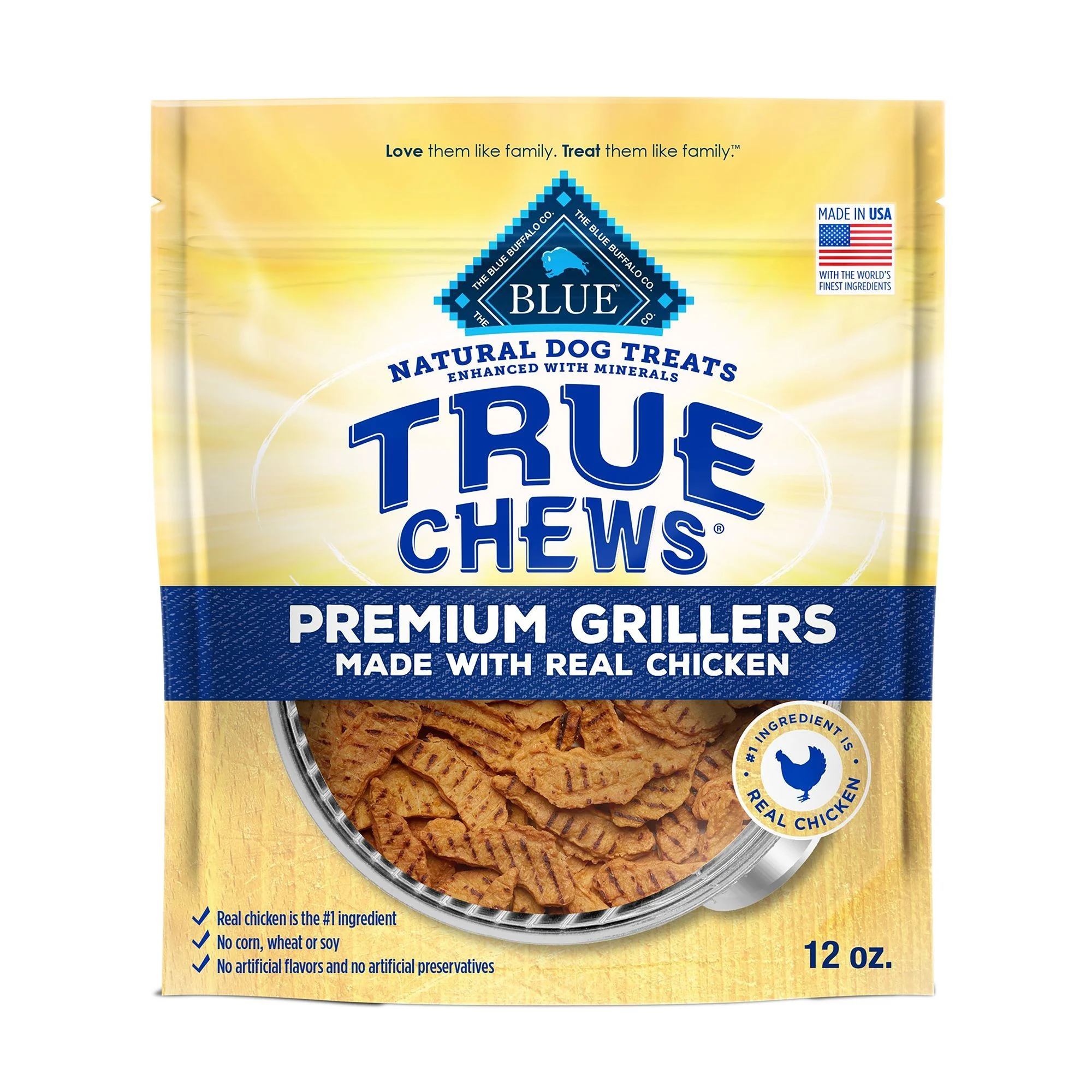 img_1761280942102_80_aluh3BrNs.webp Blue Buffalo® True Chews Premium Grillers Adult Dog Treats - Natural, Chicken - Image 1