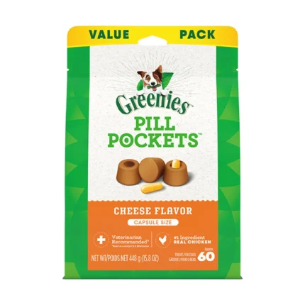 Greenies Pill Pockets Dog Treats for Capsules - Cheese