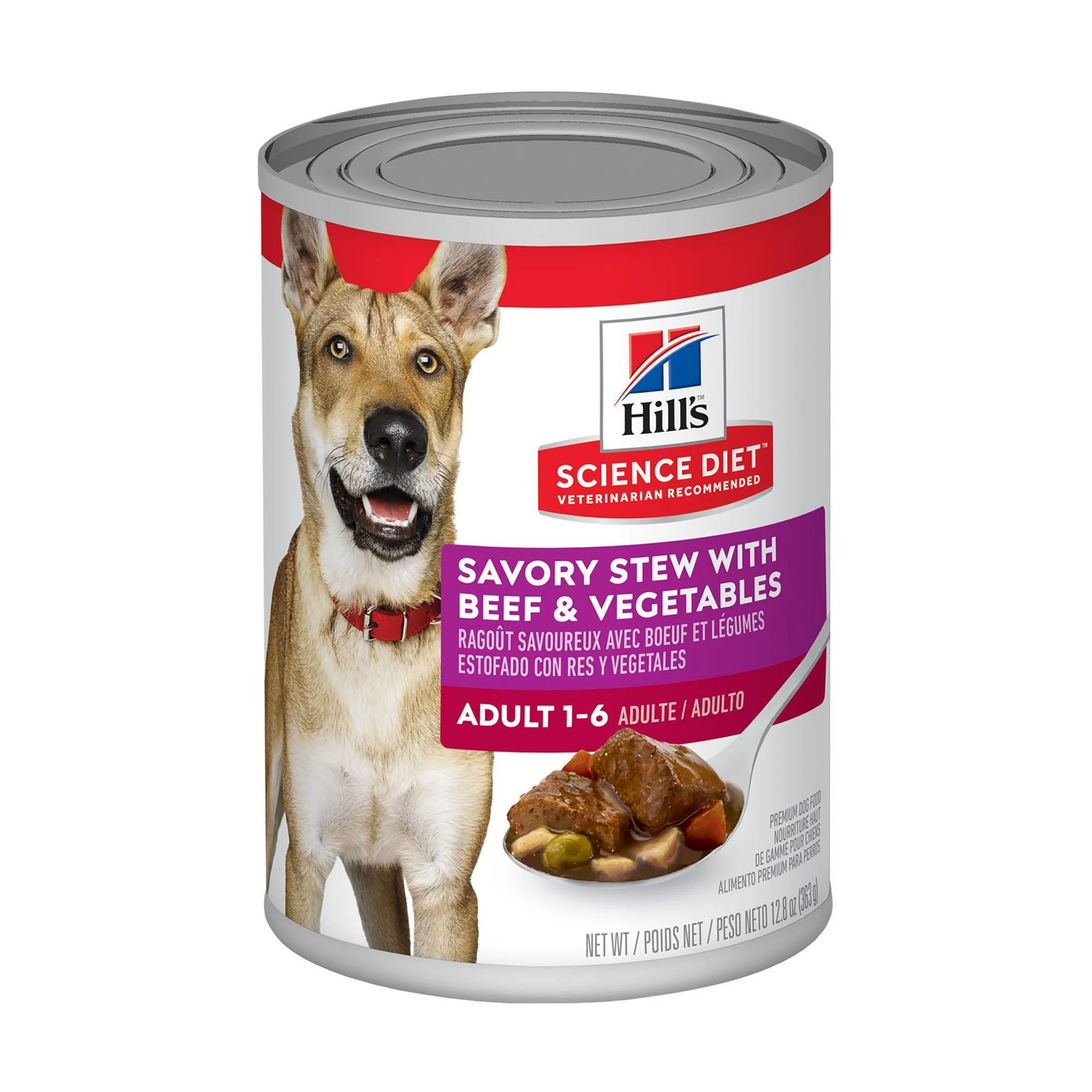 img_1761282611861_202_OQQUq9i4D.webp Hill's® Science Diet® Savory Stew Adult Wet Dog Food - Beef & Vegetable, 12.8 oz - Image 1