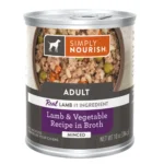 Simply Nourish Adult Wet Dog Food - Lamb & Vegetable in Broth, 10 oz