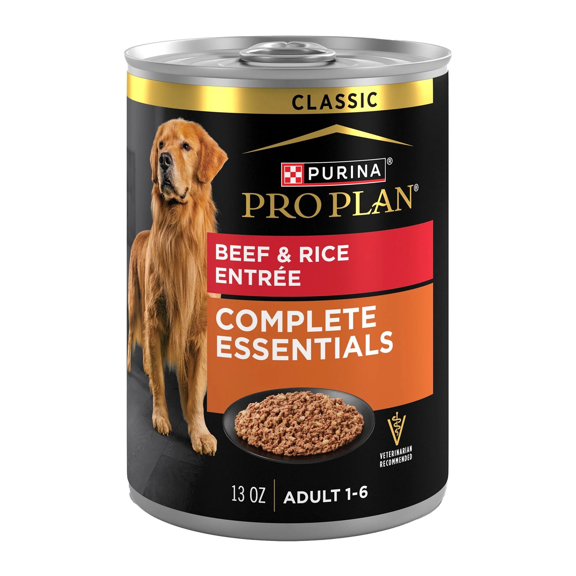 img_1761287544947_220_-EW-yvLvN.webp Purina® Pro Plan Complete Essentials Adult Wet Dog Food - Classic Pate, Beef & Rice, 13 Oz - Image 1