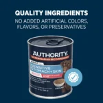Authority Sensitive Stomach & Skin Whitefish & Salmon Entree Adult Wet Dog Food - 13 oz - Image 4