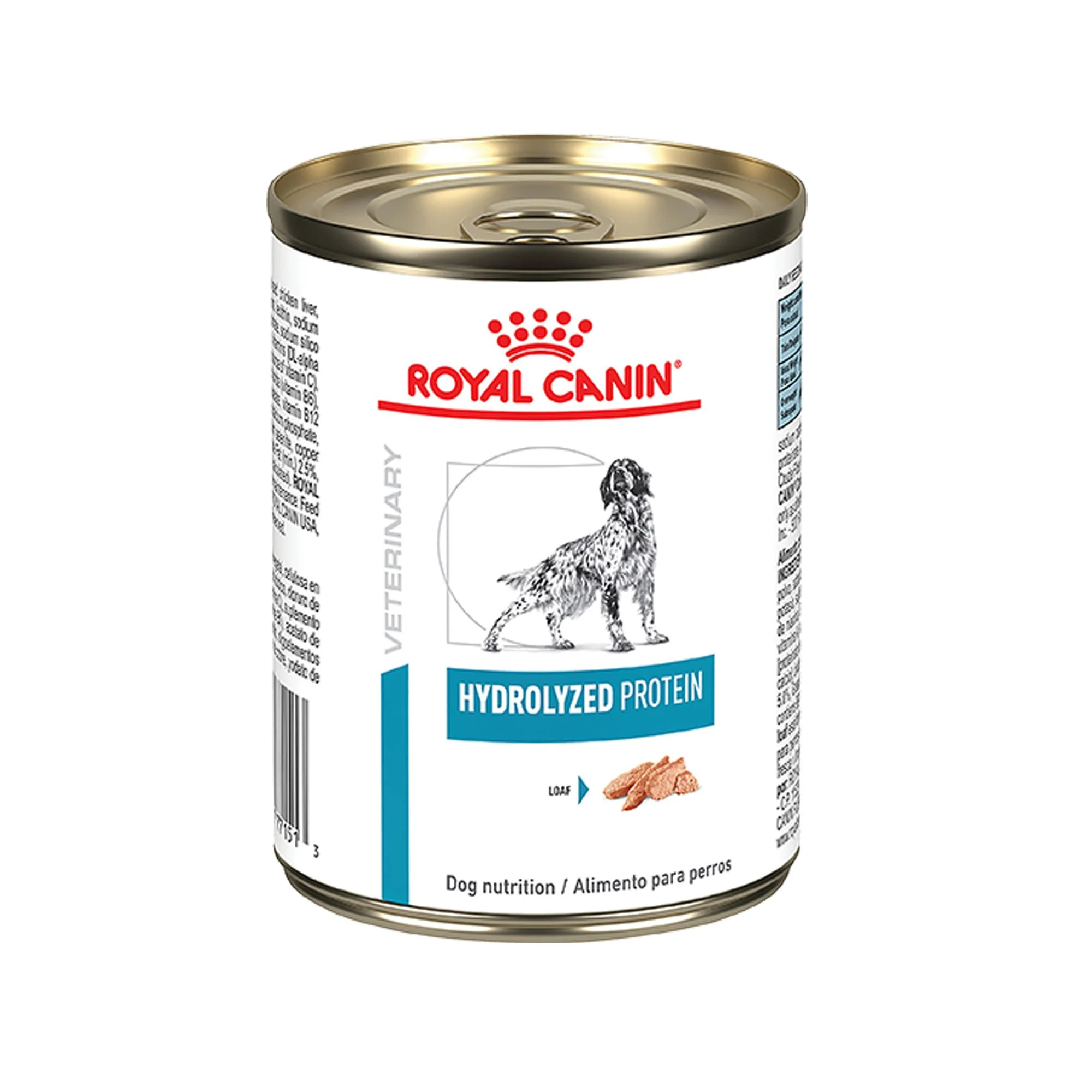 img_1761288270296_937_PtwwCci0L.webp Royal Canin® Veterinary Diet Canine Hydrolyzed Protein Adult Dog Loaf in Sauce Food 13.7 oz can - Image 1