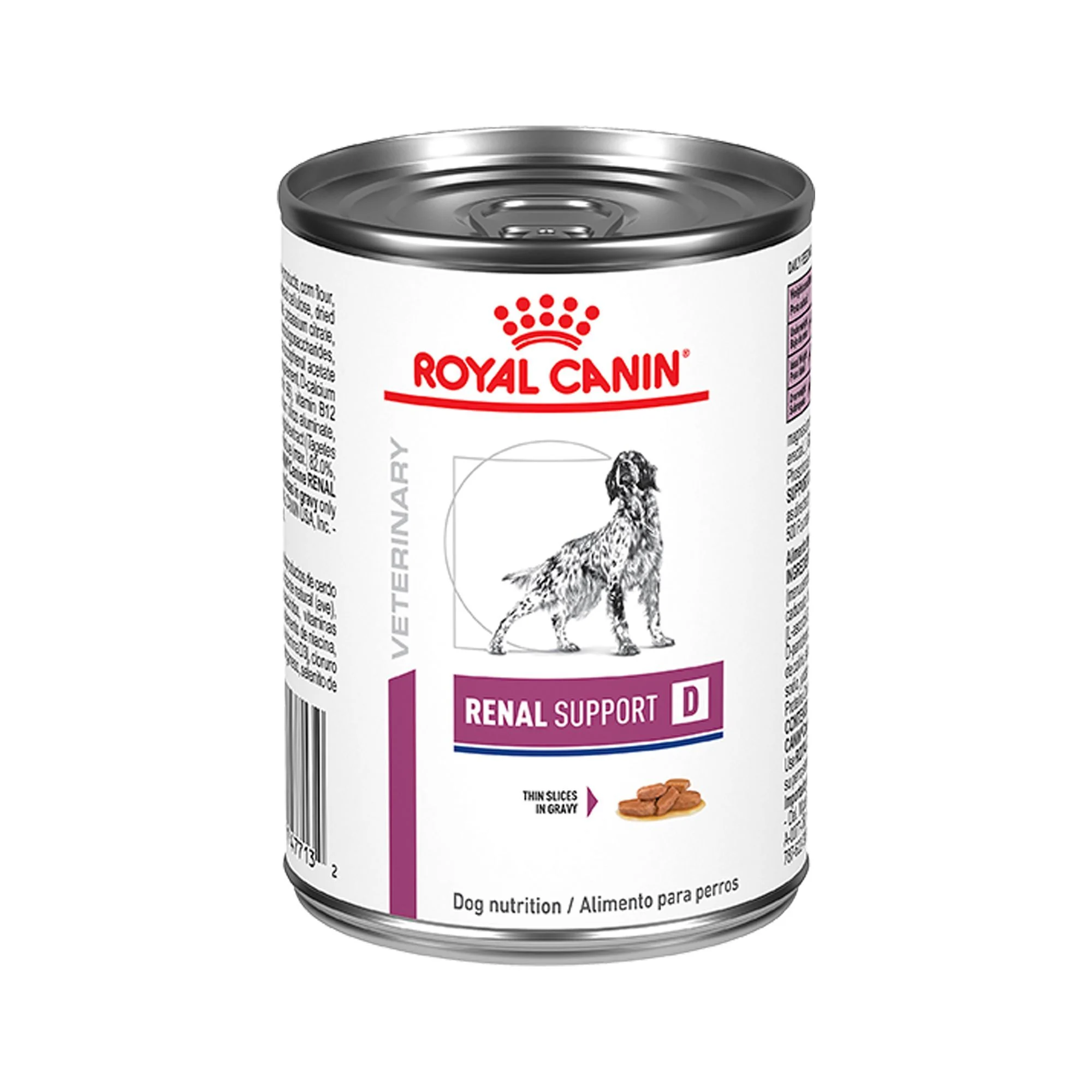 img_1761288716152_407_3UWOLoTX1.webp Royal Canin® Veterinary Diet Canine Renal Support D Adult Dog Slices in Gravy Wet Food 13 oz can - Image 1