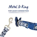 Top Paw® Plaid with Bow Tie Adjustable Dog Collar - Image 3