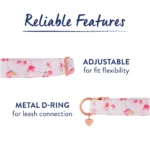 Top Paw® Peony Comfort Neoprene Dog Collar - Image 3