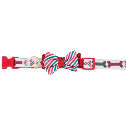 Merry & Bright® Bones Holiday Dog Collar