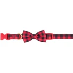 Merry & Bright® Gingham Holiday Dog Collar