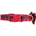 Merry & Bright® Gingham Holiday Dog Collar - Image 4