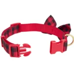 Merry & Bright® Gingham Holiday Dog Collar - Image 5