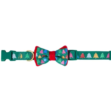 Merry & Bright® Trees Holiday Dog Collar