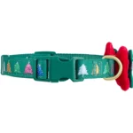 Merry & Bright® Trees Holiday Dog Collar - Image 4