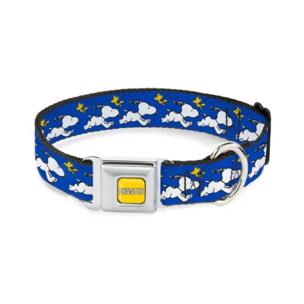 Buckle-Down Peanuts Snoopy Seatbelt Dog Collar