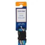 Top Paw® Retro Striped Dog Collar - Image 6