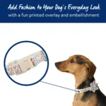 Top Paw® Rosebud Dog Collar with Bow - Image 2