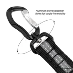 Kurgo® Direct to Seatbelt Tether Dogs Adjustable Orange & Black - Image 5