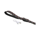 Thrills & Chills® LED Spiderswebs Dog Leash 4' x 1" - Image 2