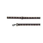 Thrills & Chills® LED Black Pumpkin Dog Leash 4' x 1"