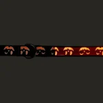 Thrills & Chills® LED Black Pumpkin Dog Leash 4' x 1" - Image 4