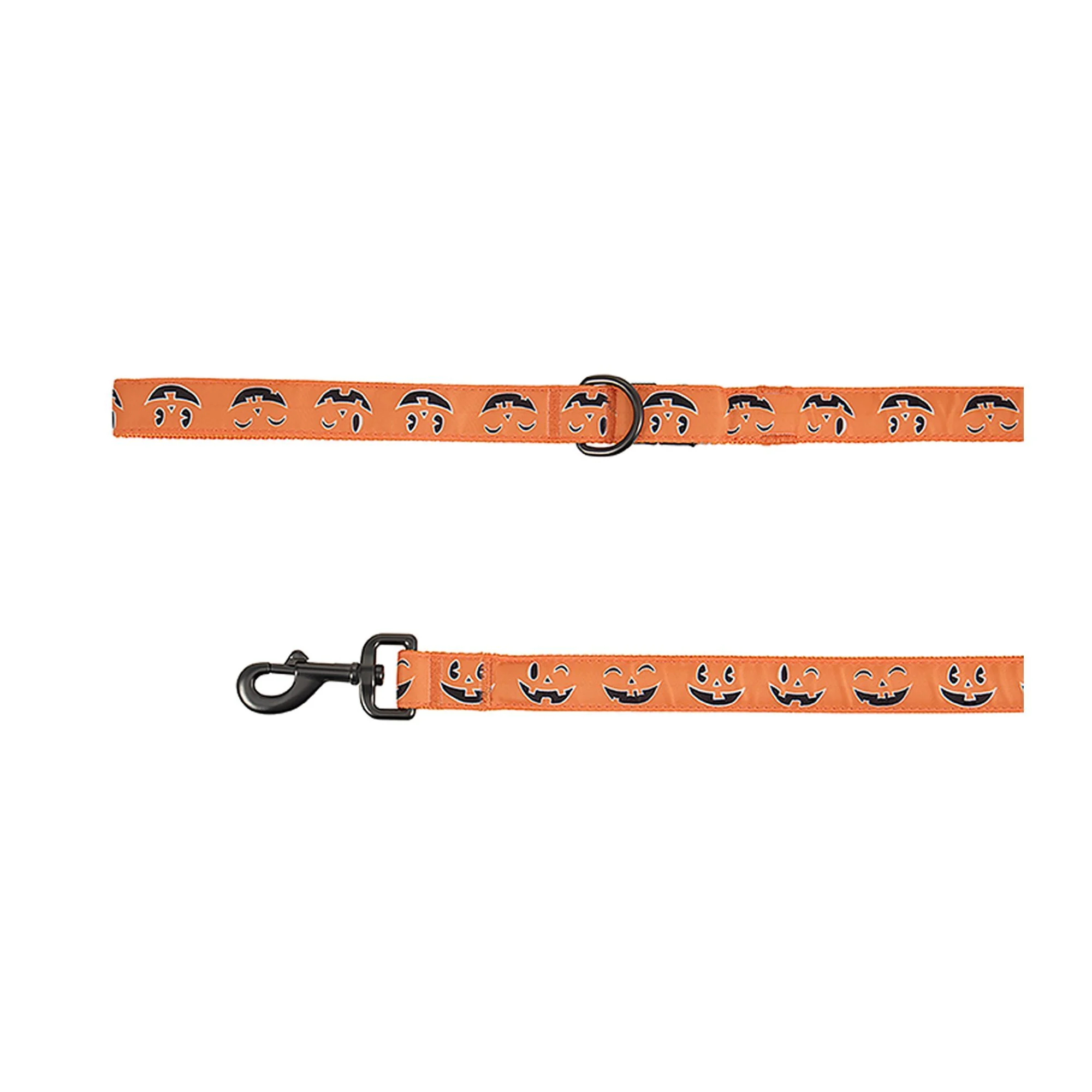 img_1761297282848_712_bLNTEgx1W.webp Thrills & Chills® LED Orange Pumpkin Dog Leash 4' x 1" - Image 1
