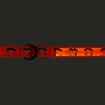 Thrills & Chills® LED Orange Pumpkin Dog Leash 4' x 1" - Image 4