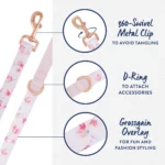 Top Paw® Peony Dog Leash: 4-ft long, 1-in wide - Image 3