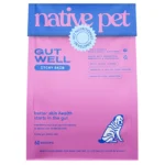 Native Pet GutWell Itchy Skin Relief Supplement for Dogs with Probiotics 12.7 OZ