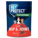 Pet Protect from the Makers of Advantage Vet-Formulated Hip & Joint Supplement for Dogs - 60 Chews