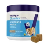 Vetnique Labs Glandex® Boot the Scoot® Anal Gland Support Chews for Dogs - Supplement - 60 Count