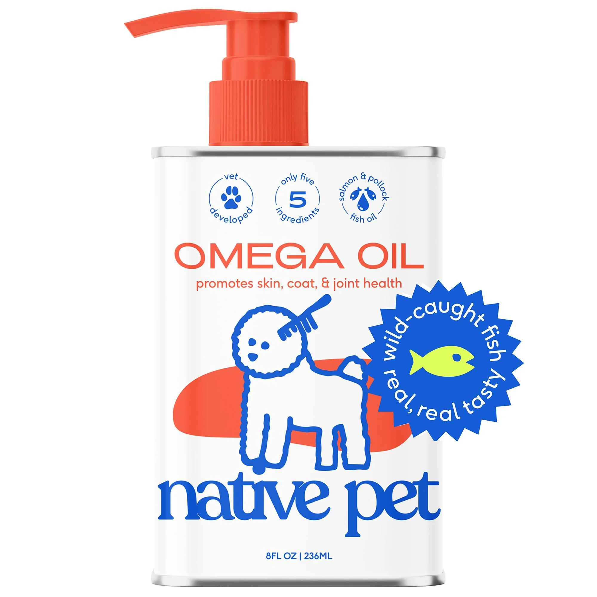 img_1761299170600_210_Ea1p2SSF-.webp Native Pet Omega-3 Fish Oil & Alaskan Salmon Oil Skin & Coat Health Supplement for Dogs - Image 1