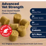 Vetnique Labs Glandex® Boot the Scoot® Advanved Vet Strength Anal Gland Soft Chew Dog Supplement - Image 5