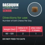 Nutramax Dasuquin® Joint Health Supplement for Large Senior Dogs Over 60 lbs, Soft Chews, 84 Count - Image 9