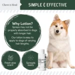 Chew + Heal Hydrocortisone Skin Lotion Anti-Itch First Aid Essential for Dogs - Image 2
