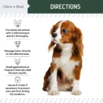 Chew + Heal Hydrocortisone Skin Lotion Anti-Itch First Aid Essential for Dogs - Image 4