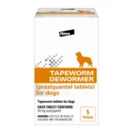 Elanco Tapeworm Dewormer Tablets for Dogs