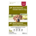 Elanco Quad Dewormer Chewable Tablets for Large Dogs