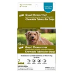 Elanco Quad Dewormer Chewable Tablets for Medium Dogs
