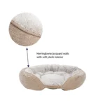 Top Paw® Orthopedic Premium Support Oval Lounger Dog Bed - Image 3