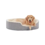 Top Paw® Orthopedic Cuddler Striped Dog Bed