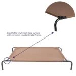Top Paw® Indoor/Outdoor Elevated Dog Bed - Image 3